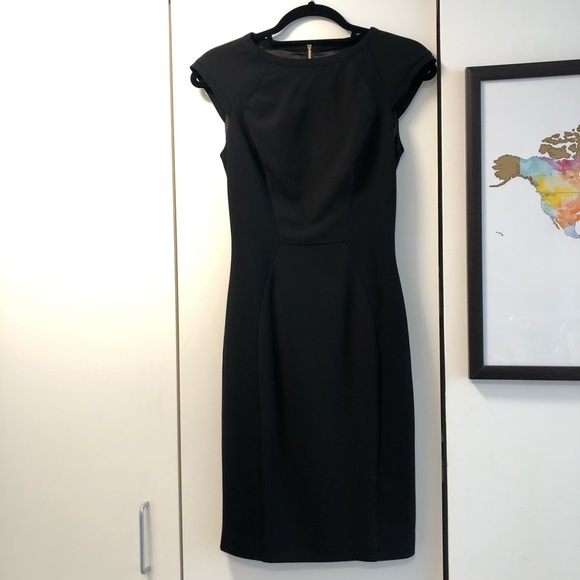 ted baker black cocktail dress
